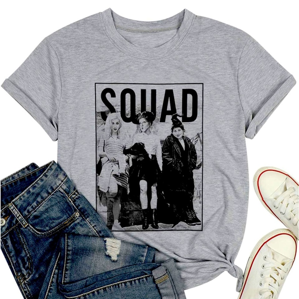 New! Never worn! Dark heather grey Hocus Pocus squad shirt! Never worn!